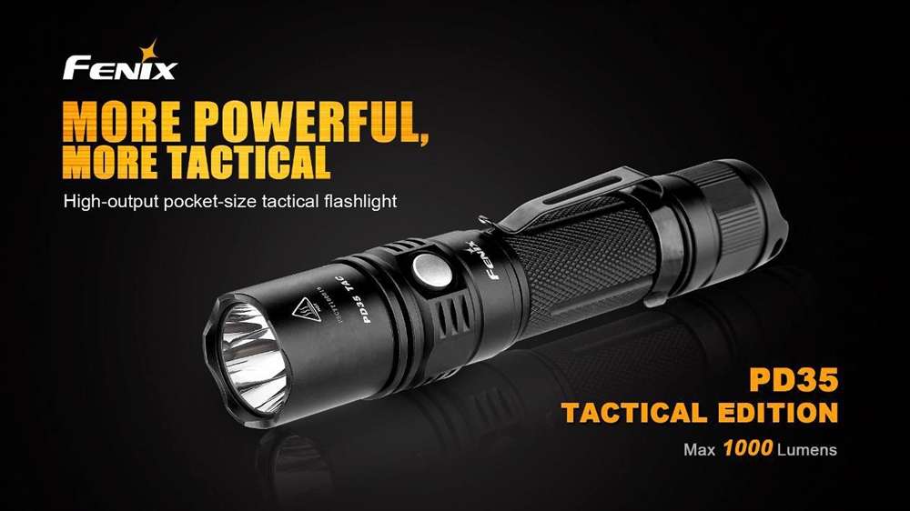 Fenix Flashlights Fenix PD Series PD35 Tactical Edition Black FX ...