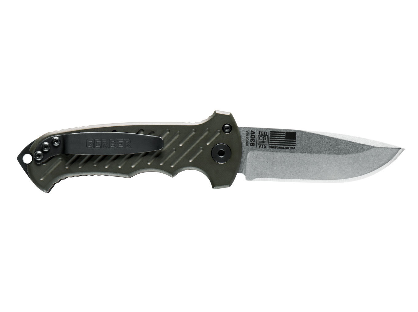 Gerber 06 Auto 10th Anniversary Automatic Opening Knife 30-001263 ...