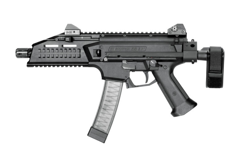 SB Tactical CZ Scorpion EVO Pistol Stabilizing Brace Black CZPDW-01-SB ...