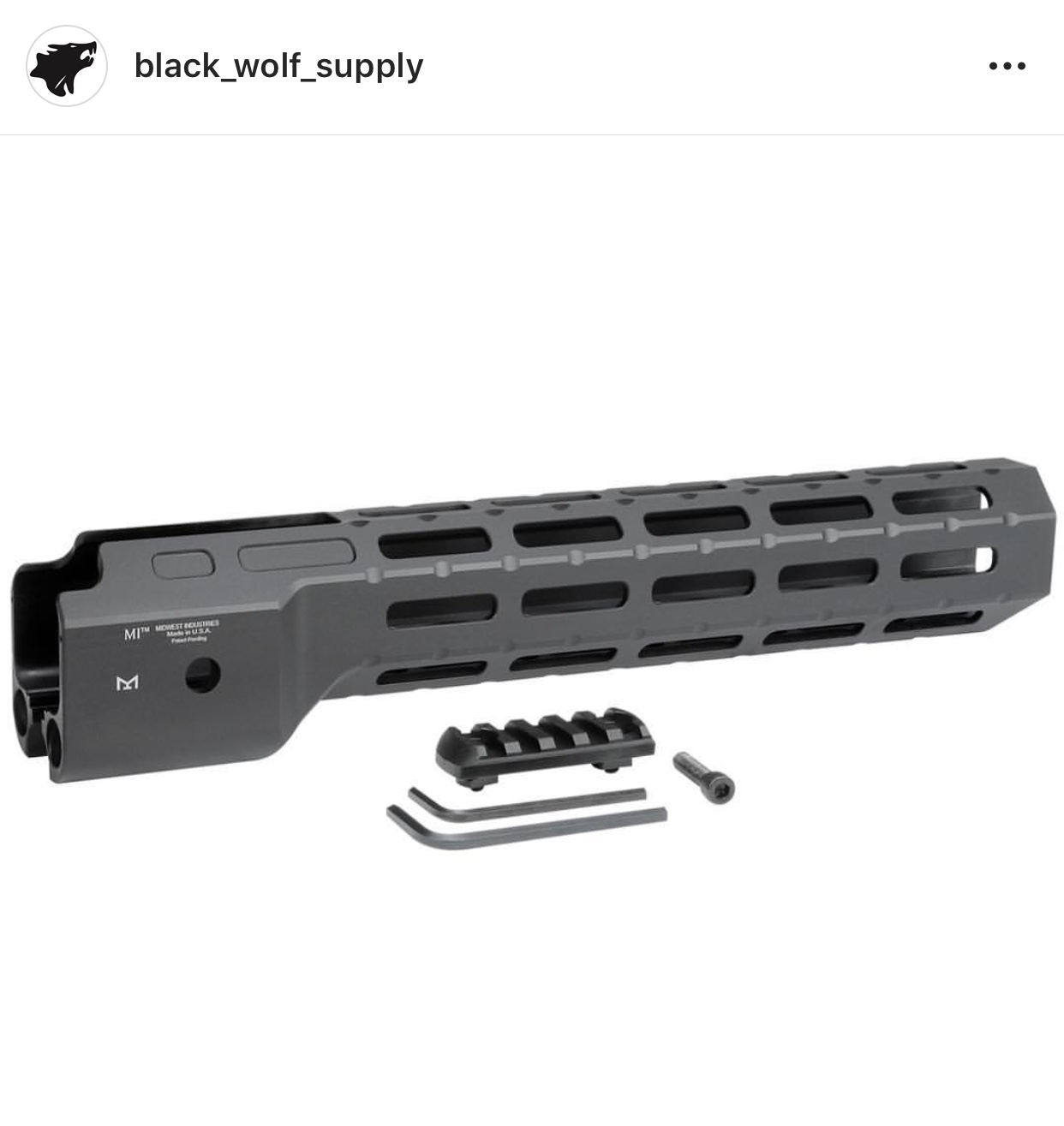 Midwest Industries Ruger PC9 M-Lok Hand Guard Carbine 12″ Long, Black ...