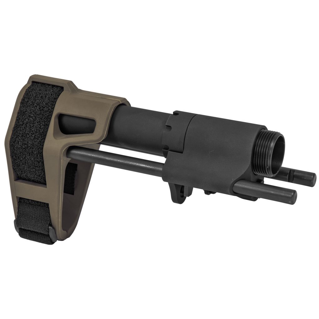 SB Tactical PDW Stabilizing Brace Black and FDE, Fits AR15, Uses ...