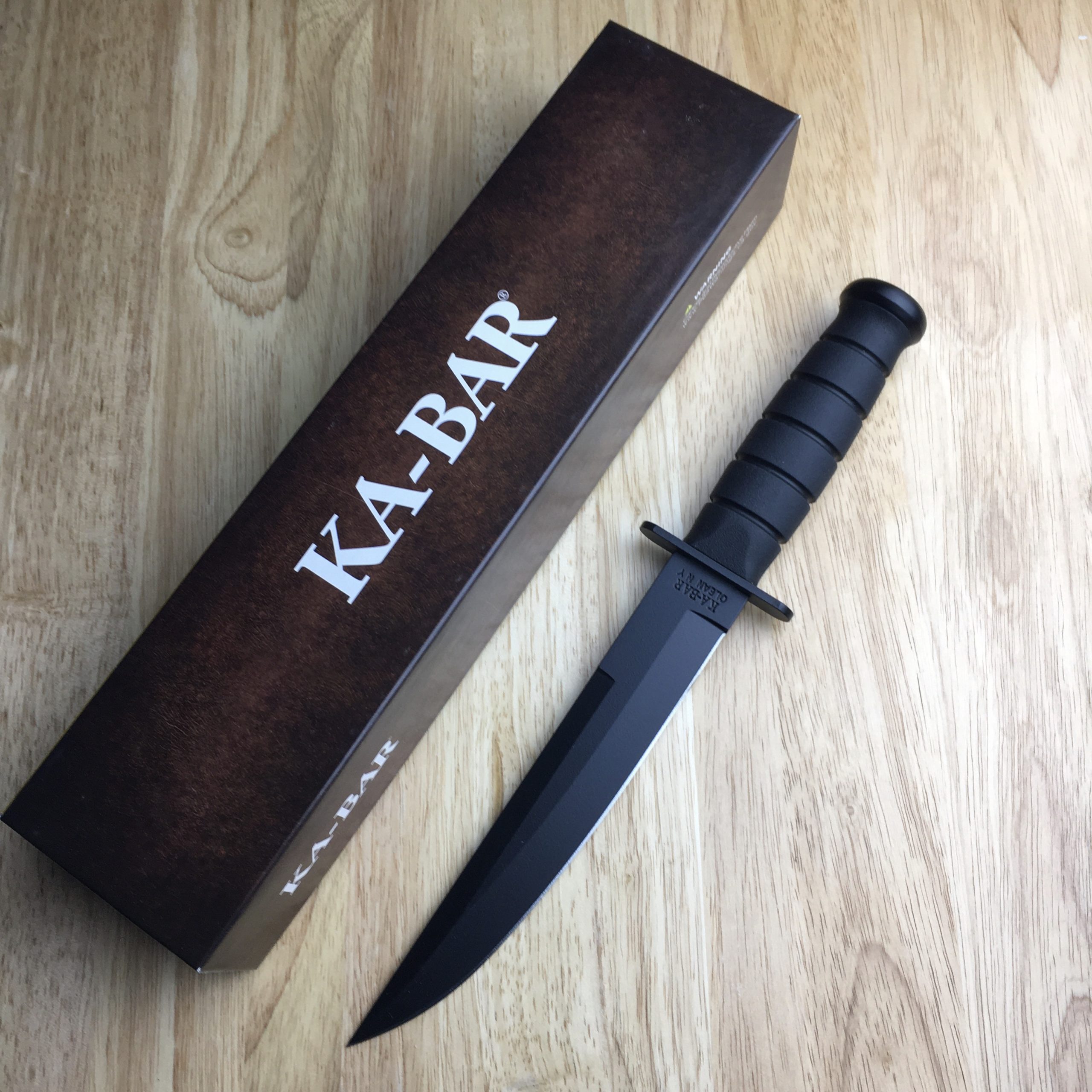 8 Blade Made In Usa 1266cp Sheath 1095 Cro Van Steel Ka Bar Modified Tanto Collectibles Collectible Fixed Blade Knives
