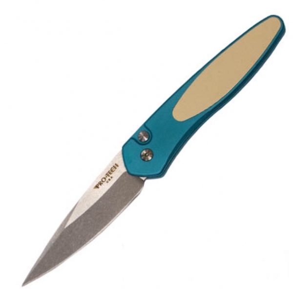 protech-knives-exclusive-newport-3-s35-vn-stonewashed-plain-blade-teal-aluminum-w-ivory-micarta