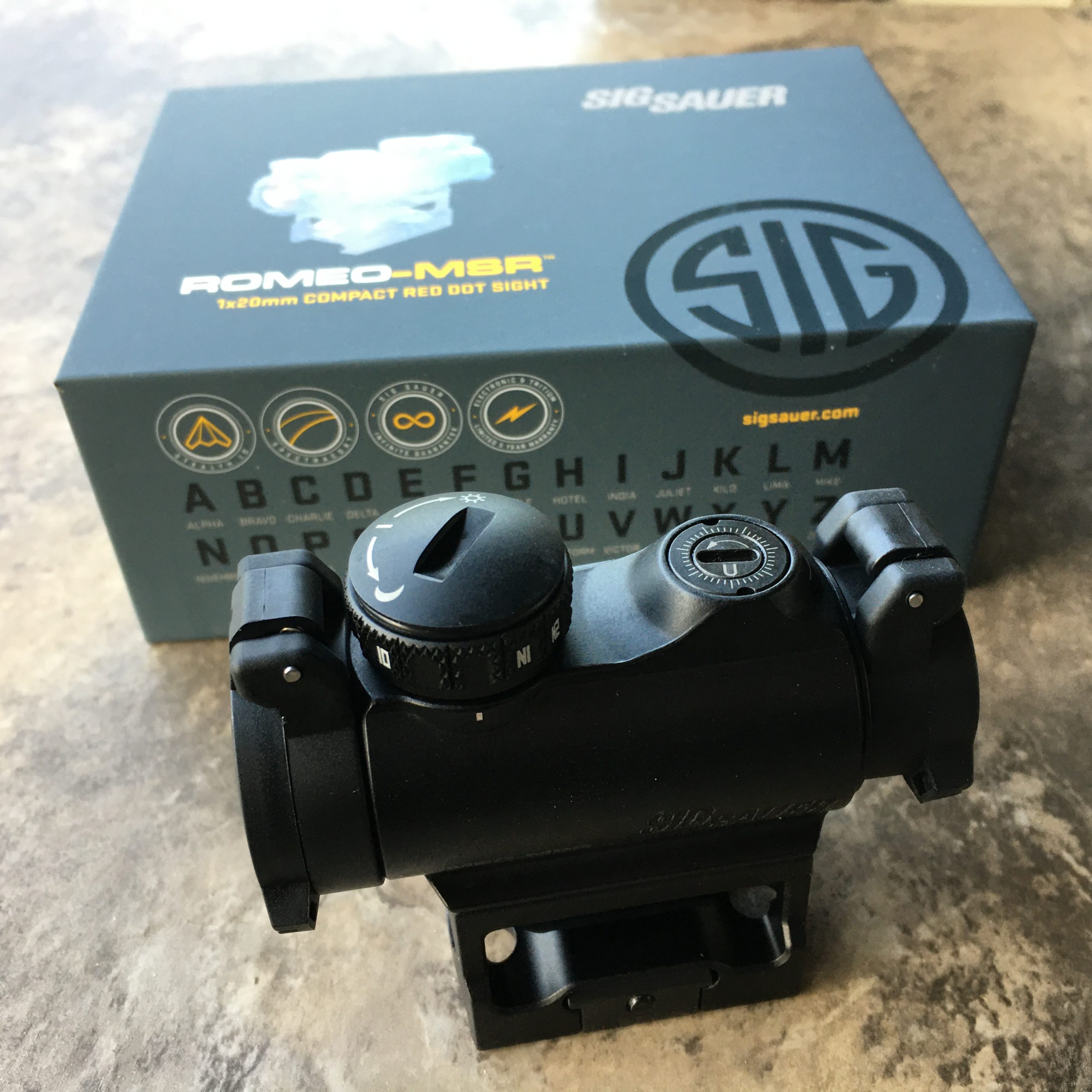 Sig Sauer ROMEO MSR 1X 20MM Objective Red Dot Black Finish 2 MOA Dot  SOR72001 – Black Wolf Supply