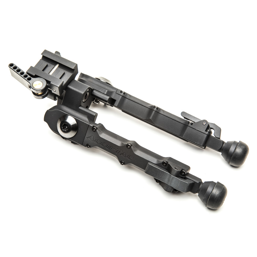 Accu-Tac BR-4 G2 Quick Detach Small Rifle Bipod Black Finish BRB-G200 –  Black Wolf Supply