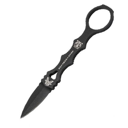 Benchmade 173 Mini SOCP Plain Blade Double Edge Dagger 173BK – Black ...