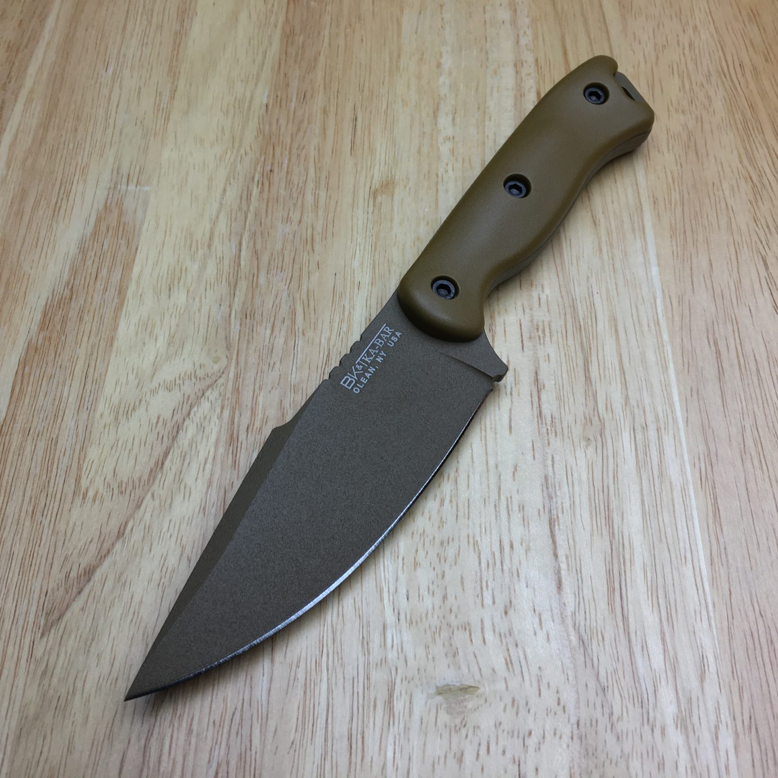 Ka-Bar Becker BK18 Harpoon Fixed Blade 4.56 in 1095 Cro-Van Blade ...