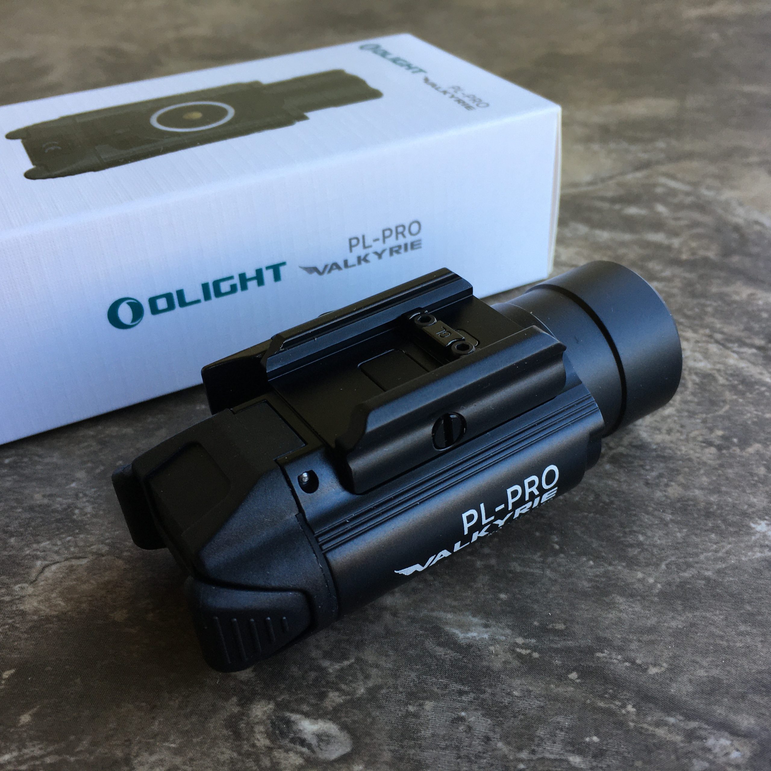 Olight Pl Olight PL PRO Valkyrie 1500 Lumen Rechargeable Pistol Flashlight Black ...