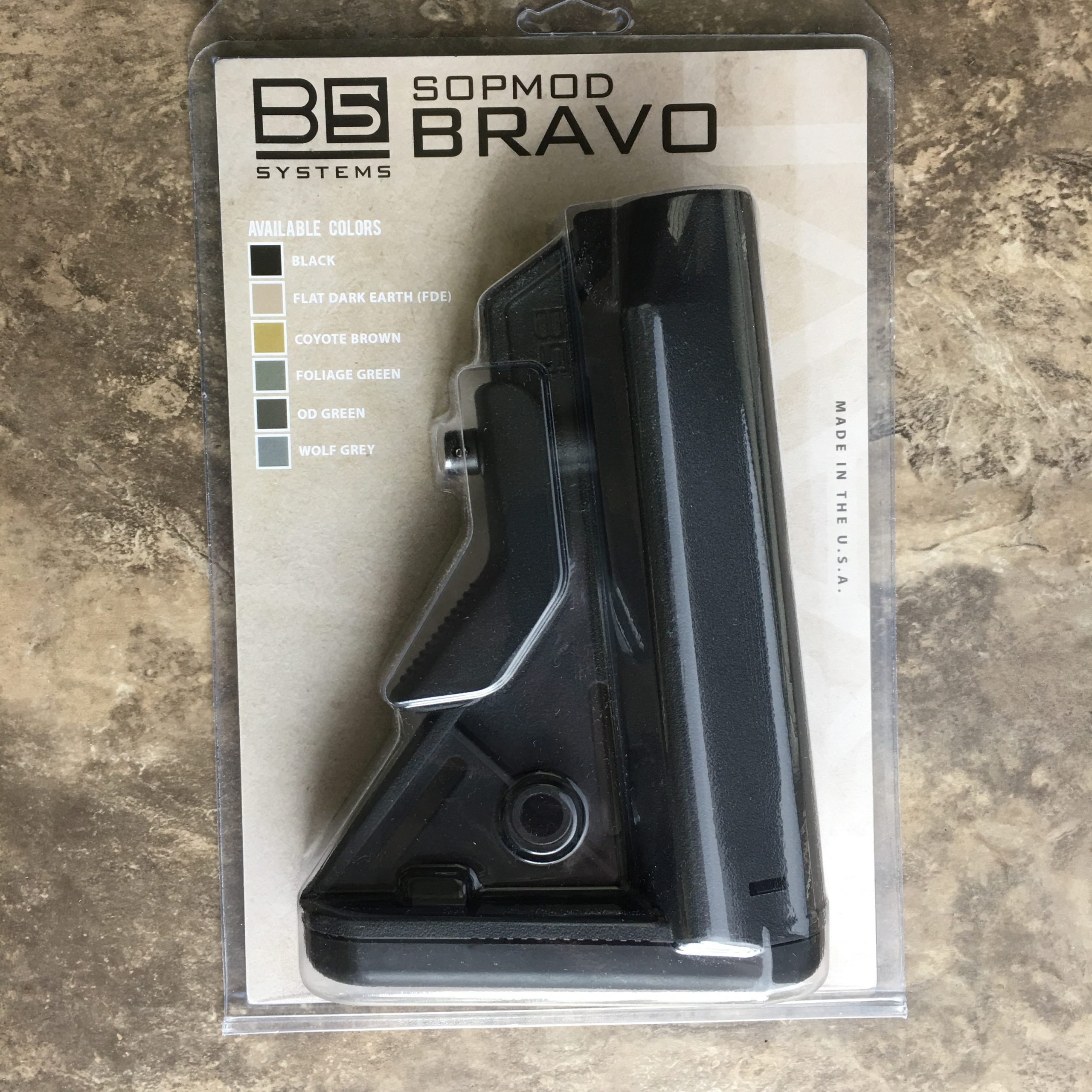 B5 Systems BRAVO Stock Mil Spec Quick Detach Mount Black BRV-1082 ...