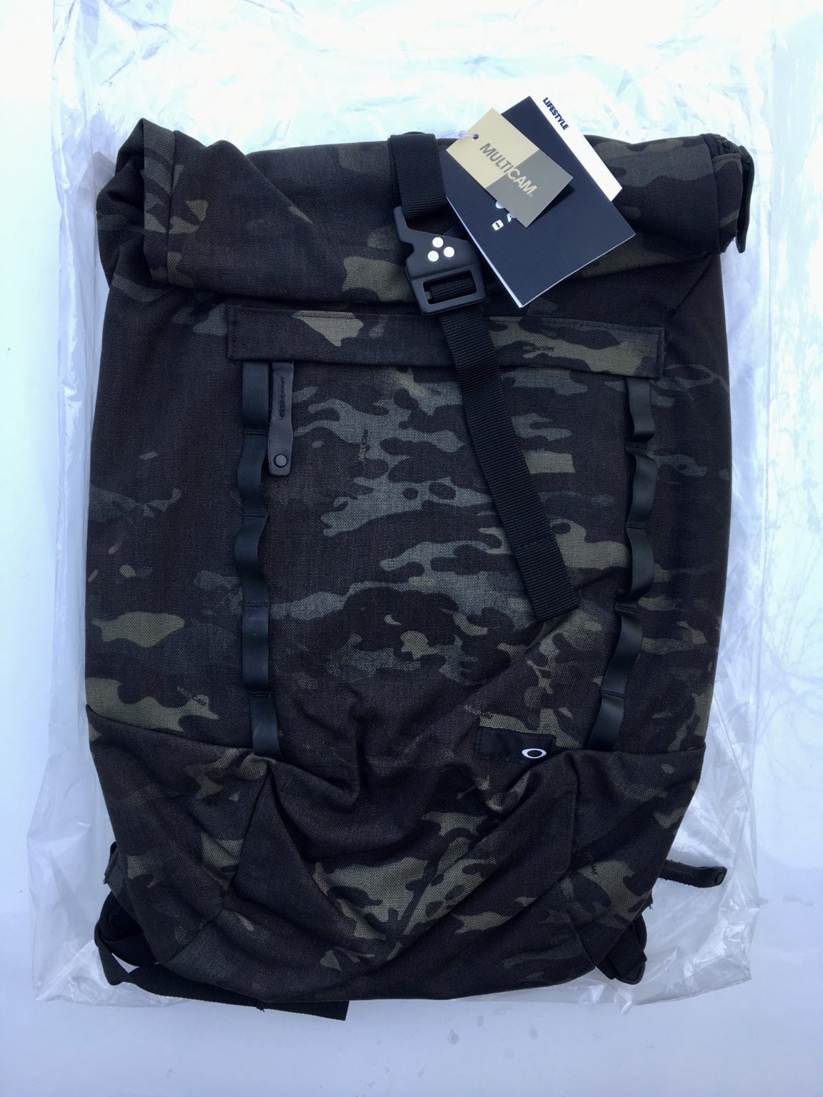 Oakley Standard Issue Voyage Roll Top Backpack Black Multicam Polyester