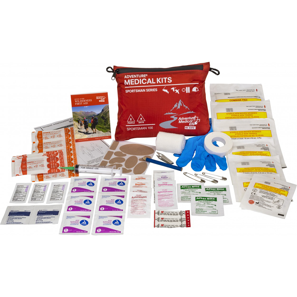 ADVENTURE MEDICAL SPORTSMAN 100 FIRST AID KIT 0105-0100 – Black Wolf Supply