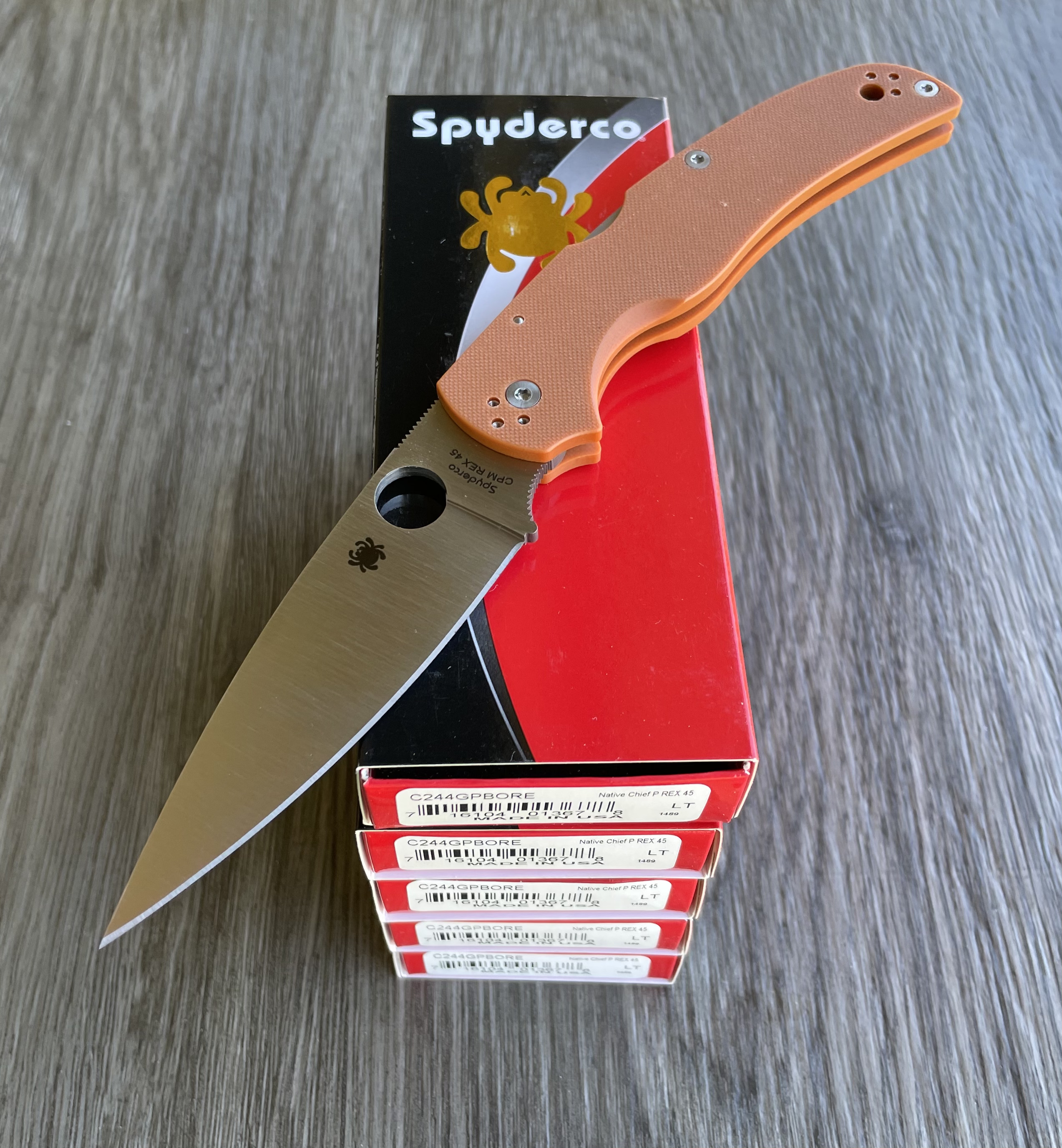 Spyderco Native Chief C244GPBORE 2022セール www.lagoa.pb.gov.br