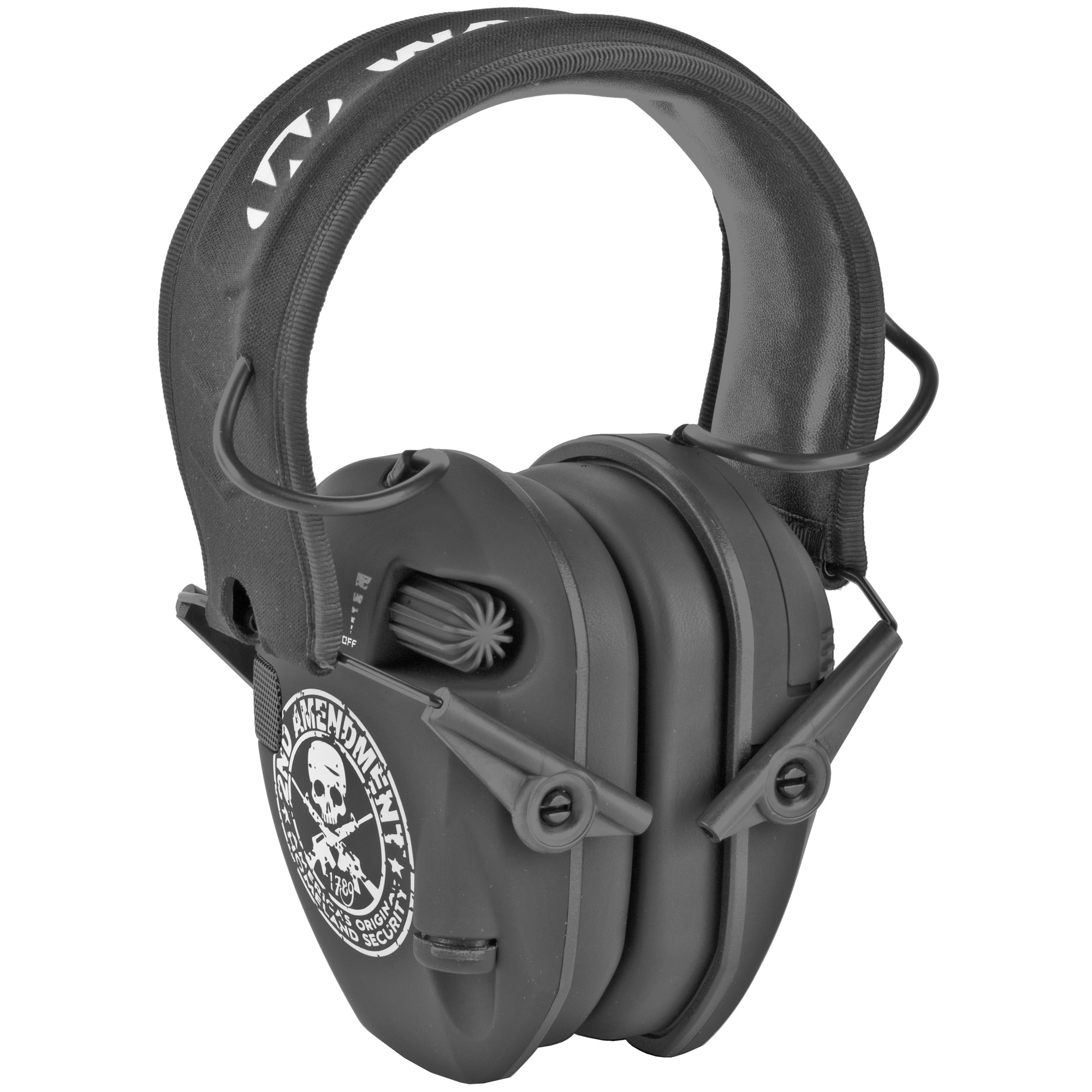 Walker's Razor Freedom Muff Electric Hearing Protection, Distressed U.S. Flag (R