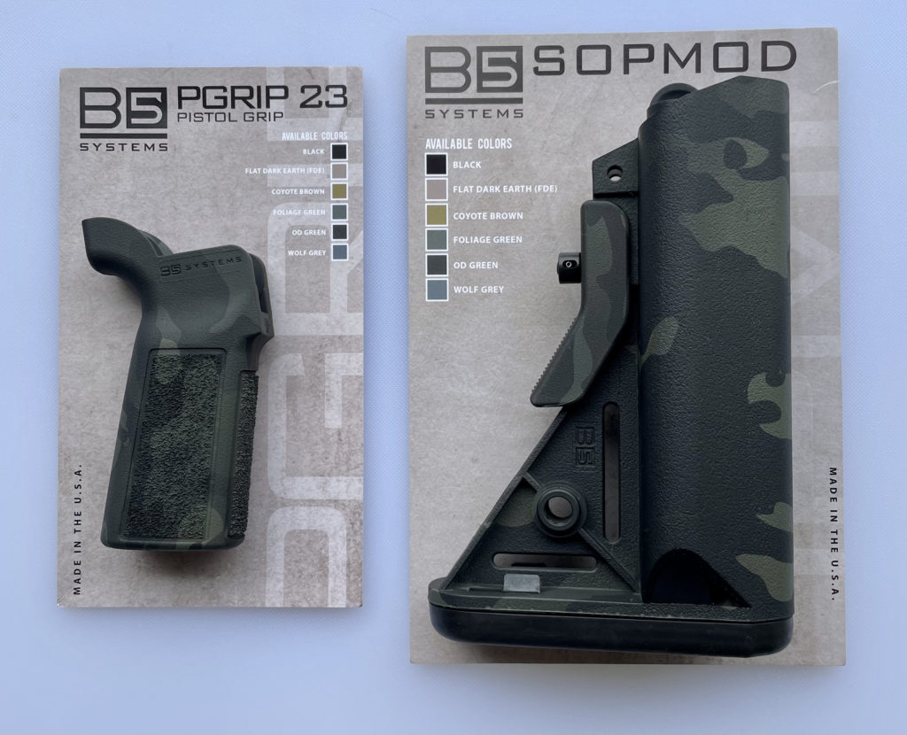 B5 Systems SOPMOD Stock MultiCam Black w/ Quick Detach Mount Mil Spec ...