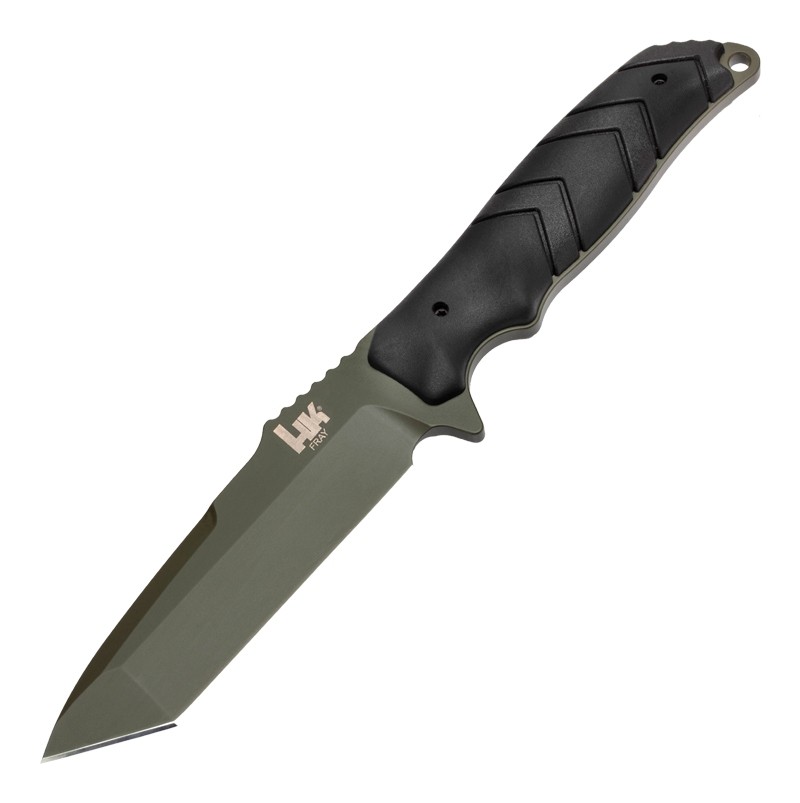 HK Knives By Hogue Fray Fixed Blade Knife 4.2″ 154CM OD Green