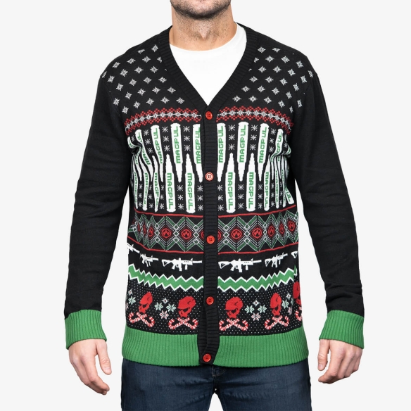 Magpul Industries Ugly Christmas Sweater Krampus, XLarge Black with