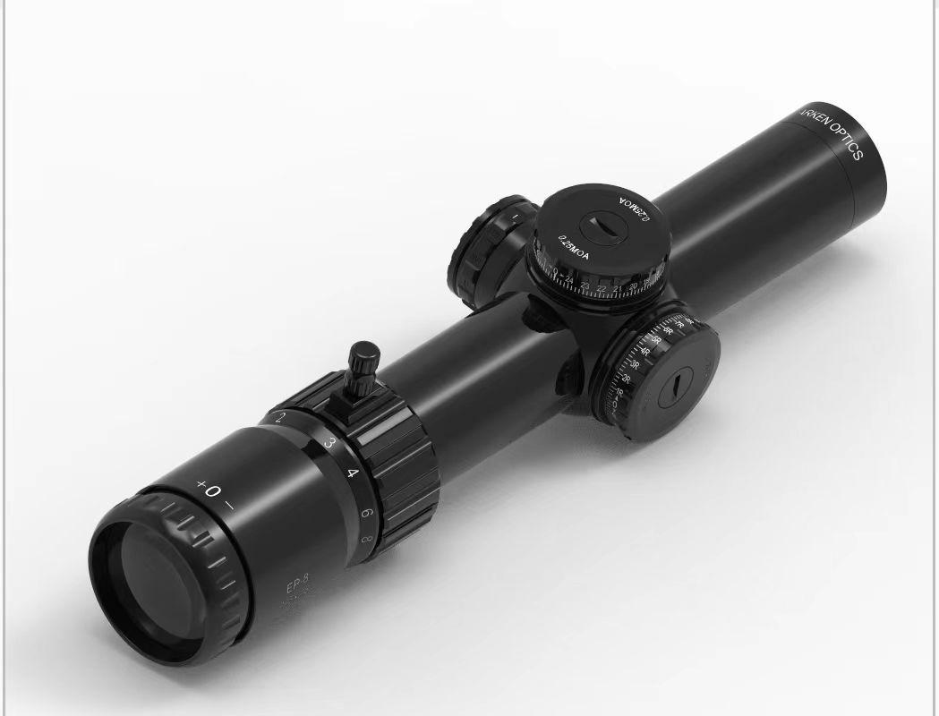 Arken Optics EP-8 1-8×28 FFP LPVO Illuminated KLBOX 34mm Tube EP8