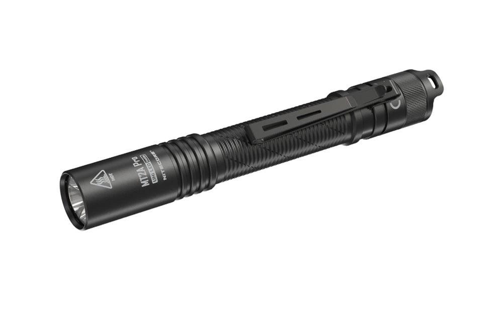 Nitecore MT2A Pro 1000 Lumen LED EDC Rechargeable Flashlight, Use 2x AA ...